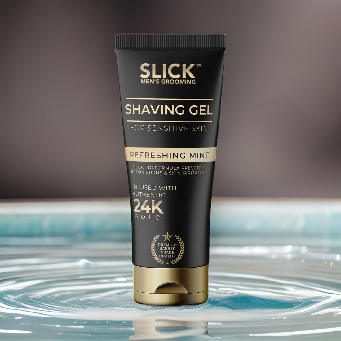 Shaving Gel with 24k Gold infused